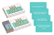 FD2409 Dad Jokes
$2.00 plus GST
Our Dad Jokes are always a fun one!!  They will have you laughing and cringing at the same time and Dad will be his element telling them to you!  Packaging size 9 x 6 x 1.7cm.
Product Info: a 50pk of Dad jokes.