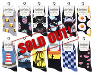 SOLD OUT!!!
FD2459 Funky Socks
$2.50 plus GST
Stand out in the crowd with our awesome Funky Socks!  Size 6-10.  New product.
Product Info: a pair of men’s socks with various patterns.  Available in 12 designs.