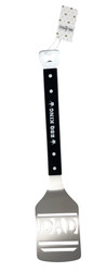 FD2464 BBQ Spatula
$4.20 plus GST
The perfect BBQ needs the right accessories!  Look no further than our personalised BBQ Spatula!  Make a BBQ pack for Dad and grab our matching BBQ Apron and BBQ Mitt!  Product length 43.5cm.  New design.
Product Info: heavy duty stainless spatula, with black wooden handle with logo that says “BBQ King” in white, ideal for BBQ use.  Has the word “Dad” in the spatula and also has a bottle top opener at the top of the handle.  Handle width is 2.5cm.