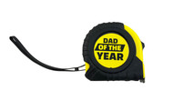 FD2472 5m Tape Measure
$2.40 plus GST
Our 5m Tape Measure is an essential tool for Dad, especially when precision and accuracy are a must.  Product size 7 x 7 x 3cm.  New design.
Product Info: A 5m tape measure that is black and yellow, with logo that says “Dad of the Year”.  Comes in our customised matching box.