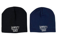 FD2483 Beanie
$3.30 plus GST
Stay warm with our cosy Beanie on those chilly mornings and late nights, it’s the perfect accessory for Dad!  Flat product measures 22.5 x 24.5cm.  New design. 
Product Info: A beanie with stitched logo that says “World’s Greatest Dad”.  Available in 2 colours: black and navy.