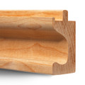 3/4Ó Oak or Maple Hardwood Finger Pulls - C Profile