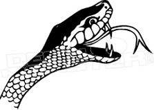 Rattle Snake Silhouette 13 Decal Sticker