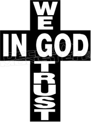 In God We Trust Religious Decal Sticker