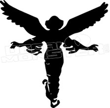 Rising Angel Silhouette 1 Religious Decal Sticker