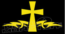 Catholic Cross Tribal 11 Religious decal Sticker