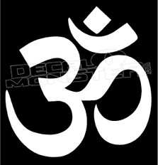 Om Hindu Religion Yoga Meditation 3 decal Sticker