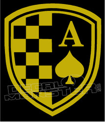 Racer Ace Decal Sticker