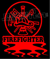 Firefighter 3 Decal Sticker