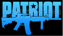 Patriot Gun 1 Decal Sticker