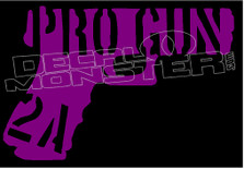 Pro Gun Second Amendment 1 Decal Sticker