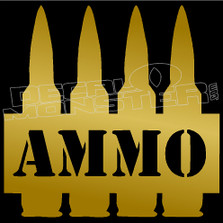 Ammo Silhouette 1 Decal Sticker