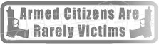 Armed Citizens Gun Quote 1 Decal Sticker