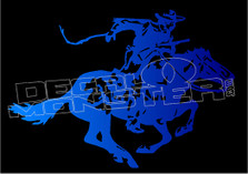 Winchester Horse Cowboy 11 Decal Sticker