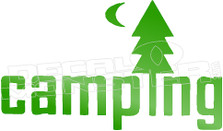 Camping 1 Decal Sticker