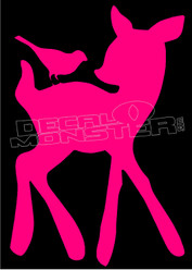 Bambi Silhouette 1 Decal Sticker
