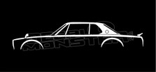 Nissan Skyline GTR Classic Silhouette Decal Sticker