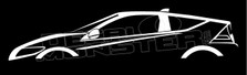 Honda CR-Z Sports Hybrid Silhouette Decal Sticker