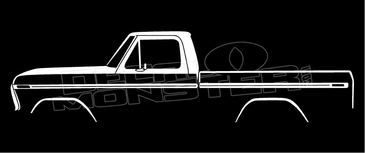 Ford Pickup Truck Silhouette
