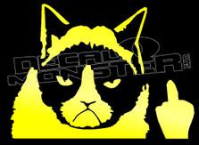 The Fuck You Grumpy Cat 1 Decal Sticker