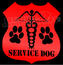 Service Dog 2 Decal Sticker