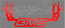 GMC Hunting Edition Antlers 1 Decal Sticker