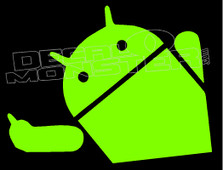 Android Finger Decal Sticker