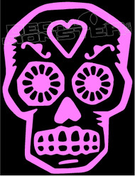 Tribal Dawn of The Dead Skull 7 Decal Sticker