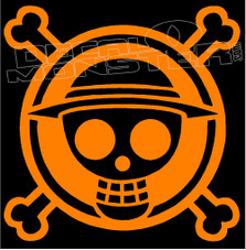 One Piece Straw Hat Pirates Flag Decal Sticker