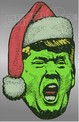 Trump The Grinch That Stole Christmas Decal Sticker