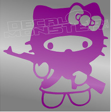 Hello Kitty AK-47 Terrorist Edition Decal Sticker