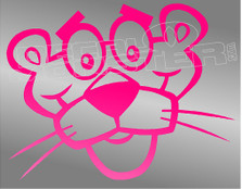 Pink Panther Silhouette 1 Decal Sticker