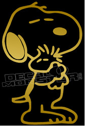 Snoopy and Woodstock 1 Silhouette Decal Sticker