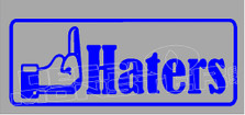 Facebook F Haters Decal Sticker