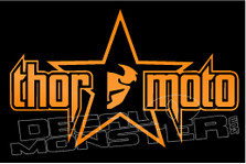 Thor Motorcycle Star 4 Decal Sticker