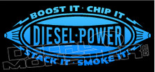 Diesel Power Boost It Chip It Decal Sticker