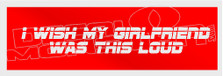 I Wish My Girlfriend Was This Loud Decal Sticker