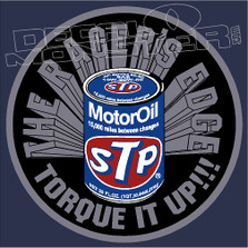 The Racers Edge STP Motor Oil Decal Sticker