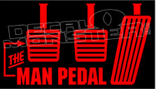 The Man Pedal Decal Sticker