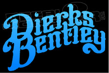 Dierks Bentley Band Silhouette 1 Decal Sticker