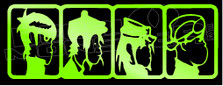 Gorillaz Band Silhouette 1 Decal Sticker