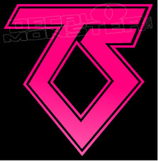 Twisted Sister Band Silhouette 1 Decal Sticker