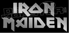 Iron Maiden Band Silhouette 1 Decal Sticker