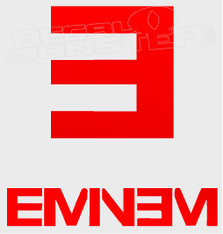Eminem Rap Band Silhouette 1 Decal Sticker