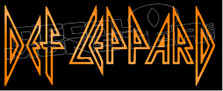 Def Leppard Band Silhouette 1 Decal Sticker