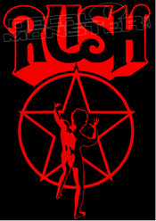 Rush Band Silhouette 2 Decal Sticker