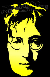 John Lennon 1 Music Decal Sticker