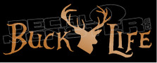 Buck Life Silhouette Decal Sticker