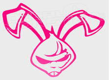 Evil  Bunny 1 Decal Sticker