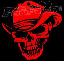 Cowboy Skull 2 Decal Sticker